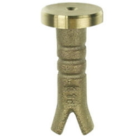 Brass bolt with centering, no inscription