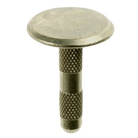 Brass Survey Bolt, smooth, without centre mark, 43mm