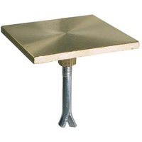 Brass plate, 100 x 100 mm