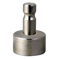 Adapter, stainless steel, unthreaded, with Leica spigot