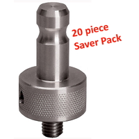 Stainless Steel Adapter, M8 to Leica spigot - 20pc SAVER PACK