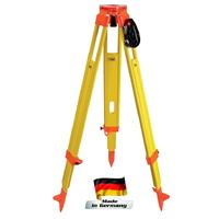 Nestle wooden tripod, flat head, screw clamp, self-closing