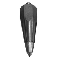 Point foot adapter for invar staff with hardened steel tip; length 90 mm