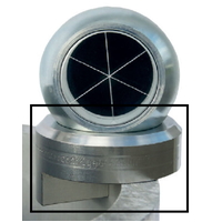 Magnetic ball prism base for ball prism Ø 38.1mm, to measure curved edges, magnet force 2.4kg