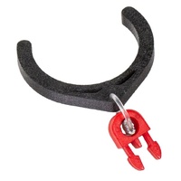 Drop safety clip for ball prism magnetic bases