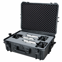 Protective case for Trimble prism kits, with foam insert