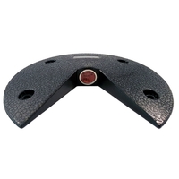 Polymer road monitoring prism, Ø 12.7mm, 0° elevation, Black