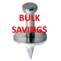 Concrete Nails (Micky Pins) 15mm 10 PACKS -  BULK SAVER 