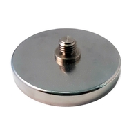 Magnetic base with 5/8" thread 100mm diameter