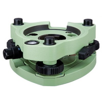 High precision tribrach with optical plummet, green