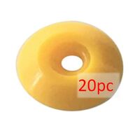 Nail Washer, ABS Plastic, yellow Ø27mm - 20PC Pack