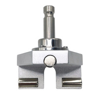 Magnetic rail measuring angle with Leica spigot