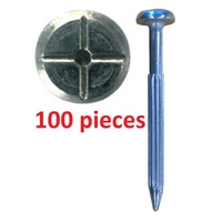 Survey Nail with cross head, length 75mm - 100 pack