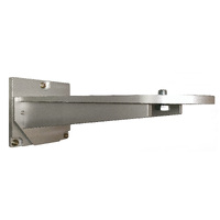 Removable instrument bracket with wall plate, anodised aluminium