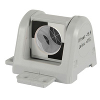 Rothbucher Mini prism, Ø25.4mm, rotatable, grey housing - silver prism